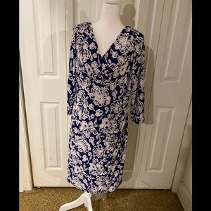 RalphLauren print jersey surplice dress 14